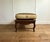 Brown Late 18th Century Pair of French Bergère Chairs With Matching Ottoman - Custom Silk Upholstery For Sale - Image 8 of 13