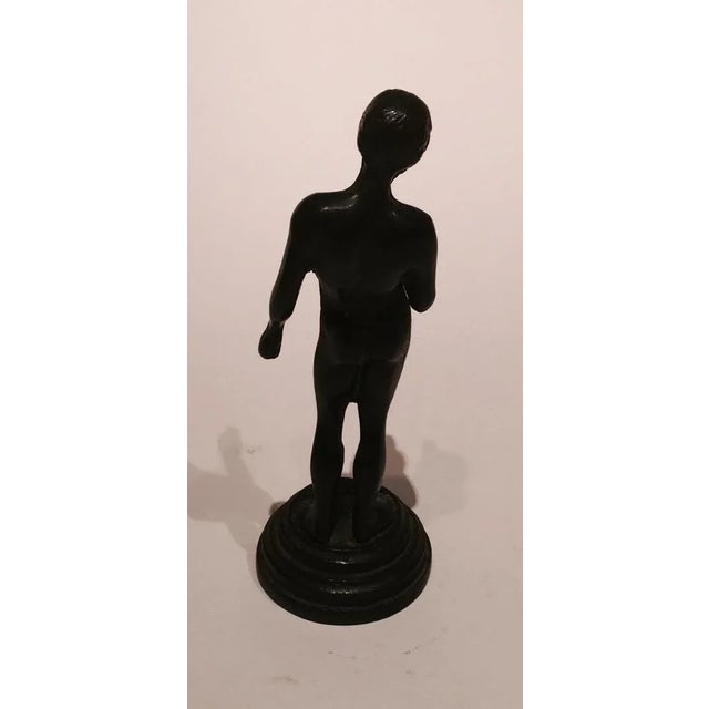 Grand Tour Grand Tour Bronze Sculpture of a Boy For Sale - Image 3 of 10