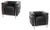 Set of High Comfort Armchairs by Le Corbusier For Sale