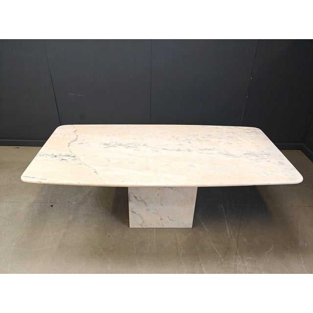 Vintage Italian Marble Dining Table, 1970s For Sale - Image 13 of 14