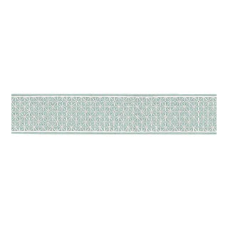 Schumacher X Timothy Corrigan Directoire Tape in Teal For Sale