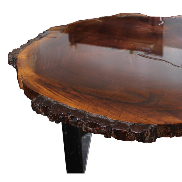 Black Walnut Slab Coffee Table Chairish