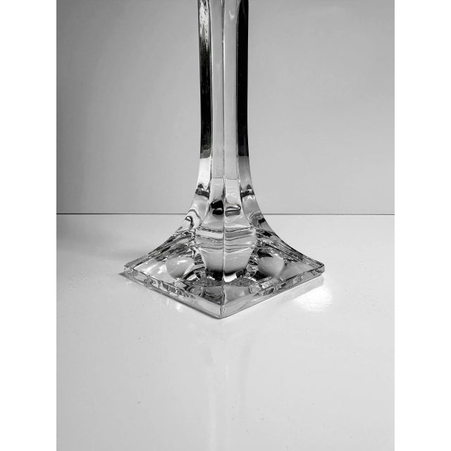 1980s Crystal Glass Candlestick from Nachtmann, 1980s For Sale - Image 5 of 6