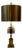 Pine Cone Table Lamp in Brass and Gilt Bronze from Maison Charles, Paris, 1970s For Sale
