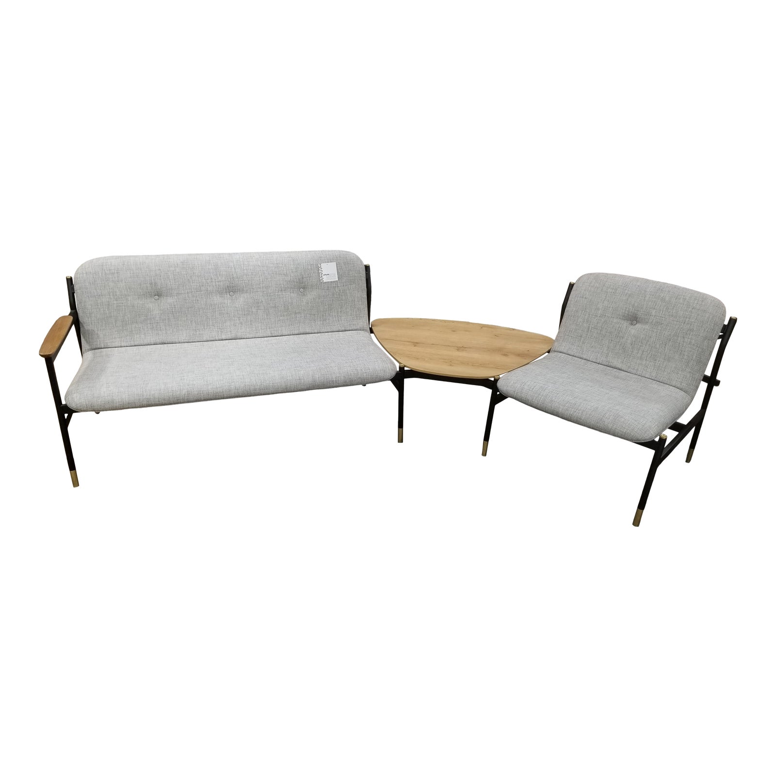 Modern West Elm Lounge Set Chairish
