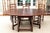 A large, heavy and very sturdy 19th century oval oak gate-leg dining table with a rich, weathered dark brown finish,...