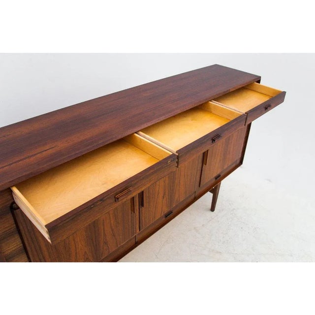 1960s Rosewood Highboard with Drawers, Denmark, 1960s For Sale - Image 5 of 13