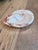 Organic form for this vintage ashtray. Made from clay found in Alaska with characteristic red and cream swirl. Signed by...