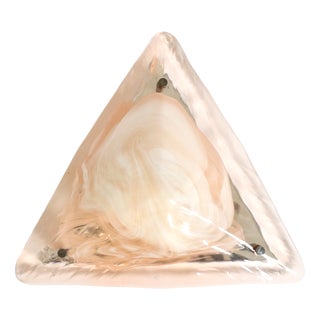 Large Triangular Murano Glass Ceiling Light from La Murrina, 1970s For Sale