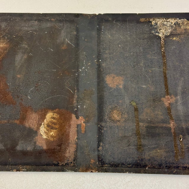 Large Vintage "For Sale" Sign Hand Painted on Sheet Metal, Early 20th Century For Sale - Image 12 of 12