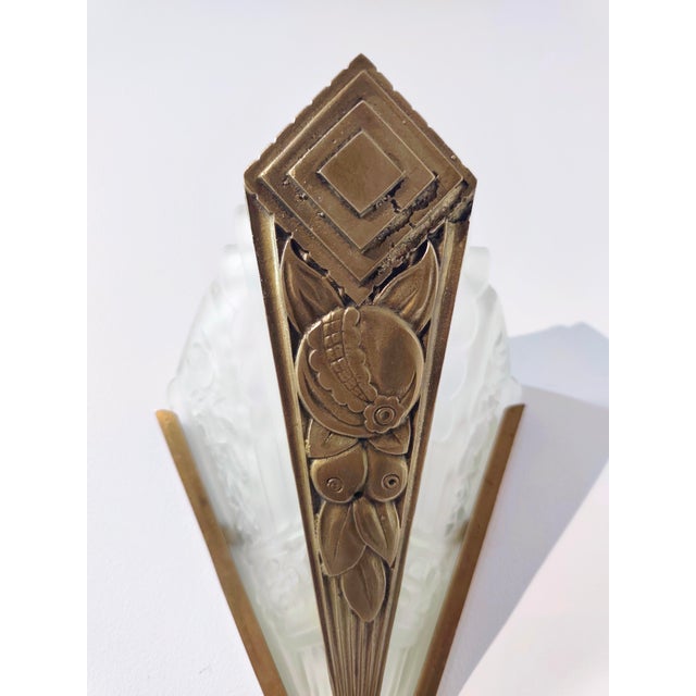 Art Deco Wall Lights, 1920s, Set of 2 For Sale - Image 9 of 10