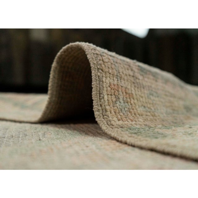 Textile Turkish Oushak Rug 2'10" x 7'7" #20248 For Sale - Image 7 of 8