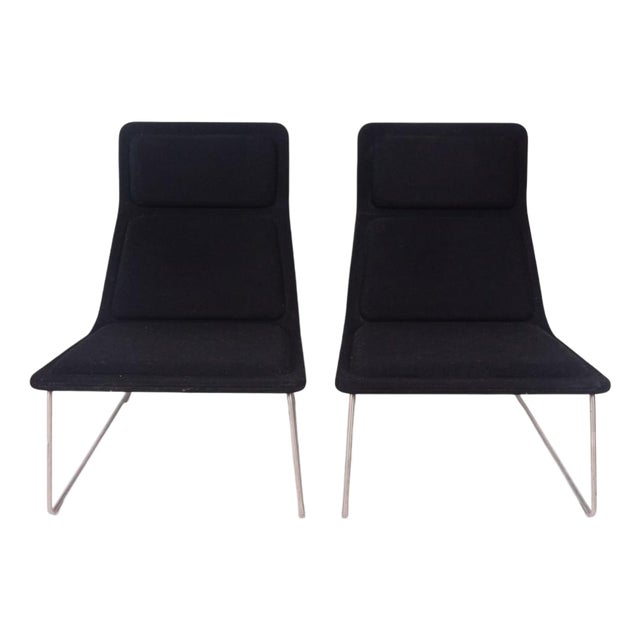 Low Lounge Chairs by Jasper Morrison for Cappellini, Set of 2 For Sale