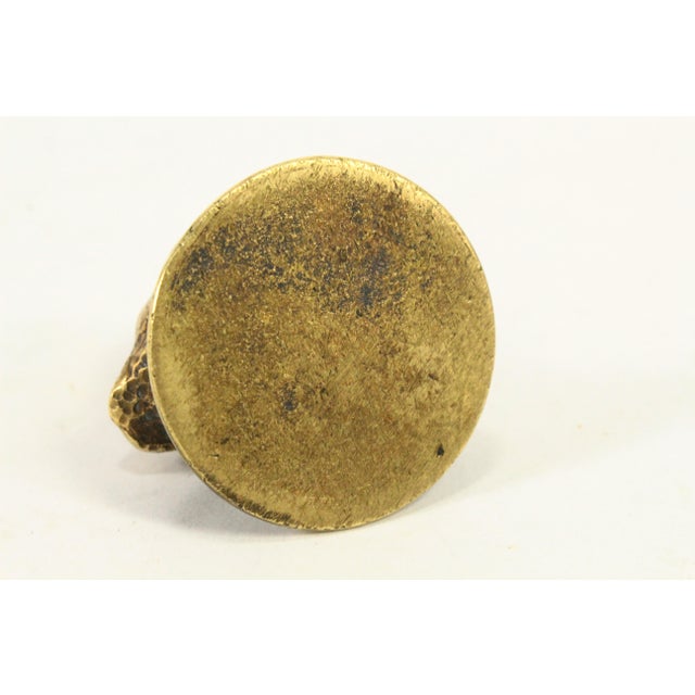 Meiji (1868-1912) Japanese Bronze Miniature Figurine of Birds / Quails For Sale - Image 16 of 16