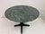 Ebonised Centre Table with Verde Alpi Marble Top, Italy, 1950s A striking Italian centre table from the 1950s, pairing...