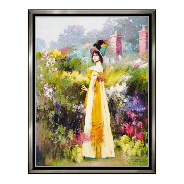 Late 20th Century The Formal Garden, Hans Amis For Sale