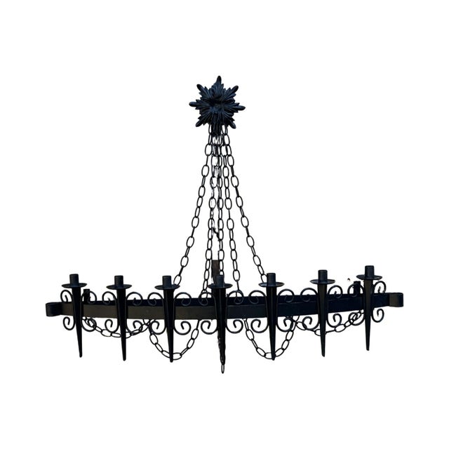 Mid 20th Century Mid Century Spanish Revival Candelabra Wall Sconce For Sale - Image 5 of 5