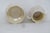 Mid 20th Century Belleek Ireland Porcelain Sugar and Creamer Pair Yellow Ribbon Pattern 4484b For Sale - Image 16 of 16
