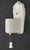 Art Deco Restored Art Deco White Porcelain Wall Sconce With Pull Chain For Sale - Image 3 of 8