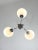 Italian Chrome and Opaline Chandelier, 1970s For Sale - Image 7 of 11