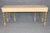 Vintage French Louis XVI Style Parcel Gilt Marble Top Console Table For Sale - Image 4 of 13
