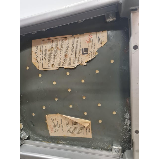 Metal Chair in Aluminium, USA, 1950s For Sale - Image 7 of 8