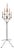 20th Century Wrought Iron Candelabra For Sale