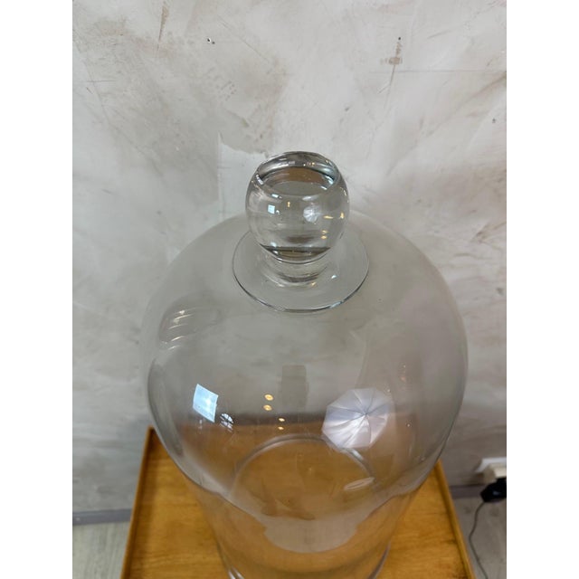 Large Bubbled Glass Bell, 1940s For Sale - Image 11 of 13