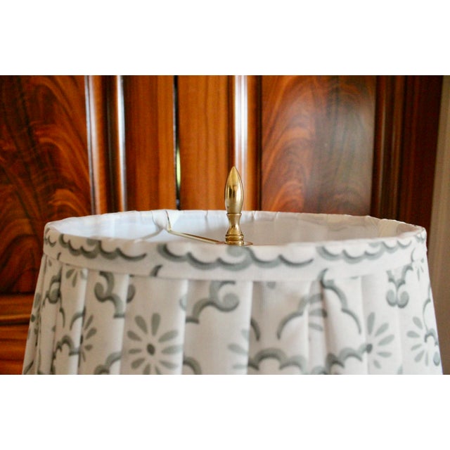 Antique English Brass Lamp For Sale - Image 9 of 10
