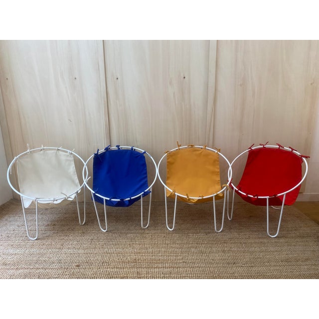 Vintage French Outdoor Armchairs, 1950s, Set of 4 For Sale - Image 15 of 15