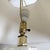 Vintage Solid Onyx Pillar Lamp with Finial – Elegant Natural Stone Column – approximately 33” Tall Bring timeless elegance...
