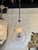 This Vintage Italian Barovier Style Glass Pendant is a unique and stylish addition to any living room. Made with high-...