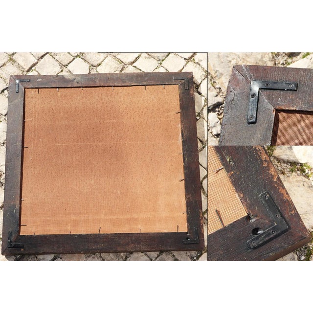 18th Century Carved and Gold Leaf Baroque Wall Mirror, Portuguese For Sale - Image 12 of 12