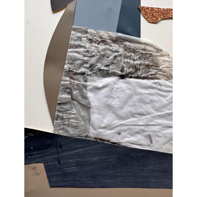 2020s "Memorabilia 3" Original Mixed-Media Collage on Paper by Zac Woodiel For Sale - Image 5 of 9