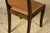 Set of 6 1930s French Art Deco Maple Dining Chairs in Tan Leather For Sale - Image 13 of 18
