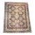 A 2nd to None 19th Century 9' X 10' Black Ground Panel Design Persian Lavar Kerman Rug For Sale