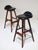 Erik Buch OD61 Bar Stools by Erik Buch for Oddense Maskinsnedkeri, 1960s, Set of 2 For Sale - Image 4 of 15