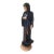 Antique 19th Century Italian Carved Alabaster & Patinated Figure of Dante by G. Forti For Sale