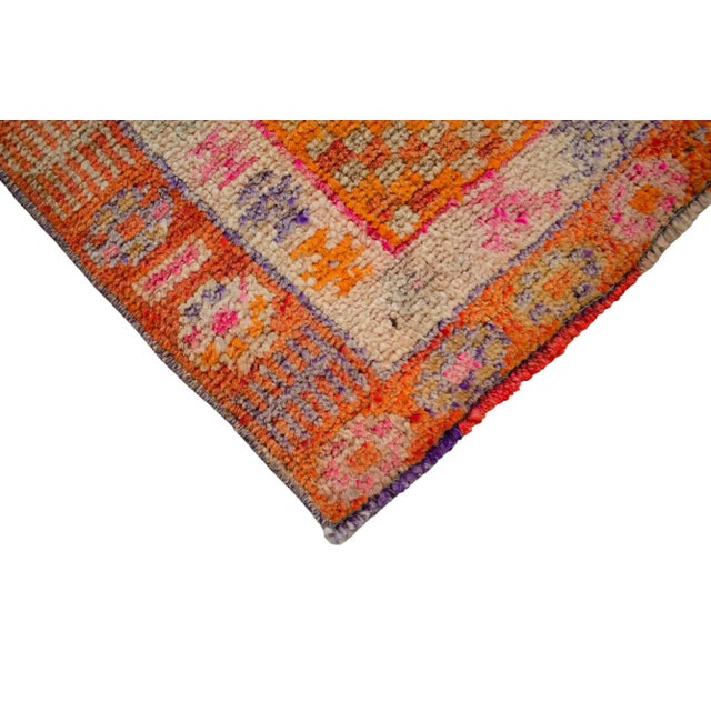Kurdish Herki Hand-Knotted Tribal Halway Rug For Sale - Image 10 of 11
