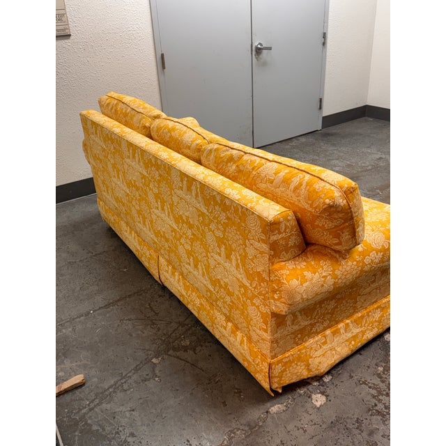 Textile Queen Size French Pierre Deux La Declaration Sleeper Sofa For Sale - Image 7 of 12