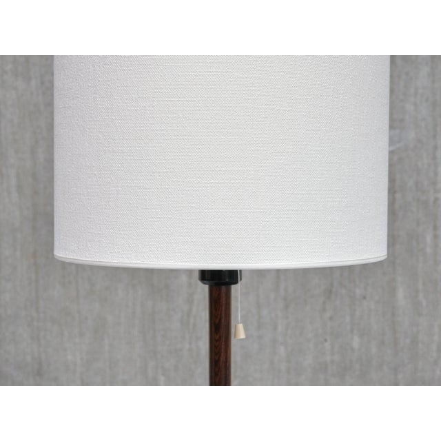 Rosewood Model 6120 Table Lamp from Falkenbergs Belysning, Sweden, 1950s For Sale - Image 10 of 13