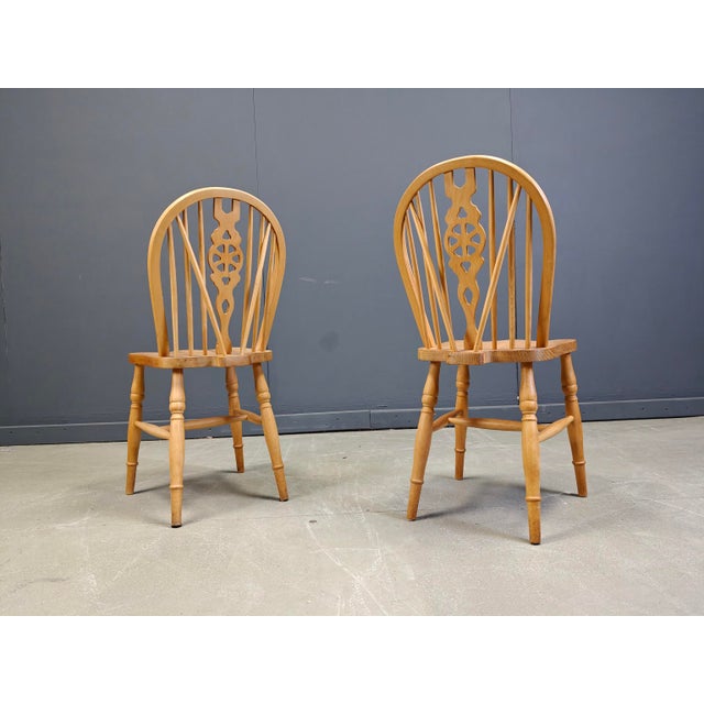 Rustic Vintage Dining Chairs from Ercol, 1950s, Set of 6 For Sale - Image 3 of 14