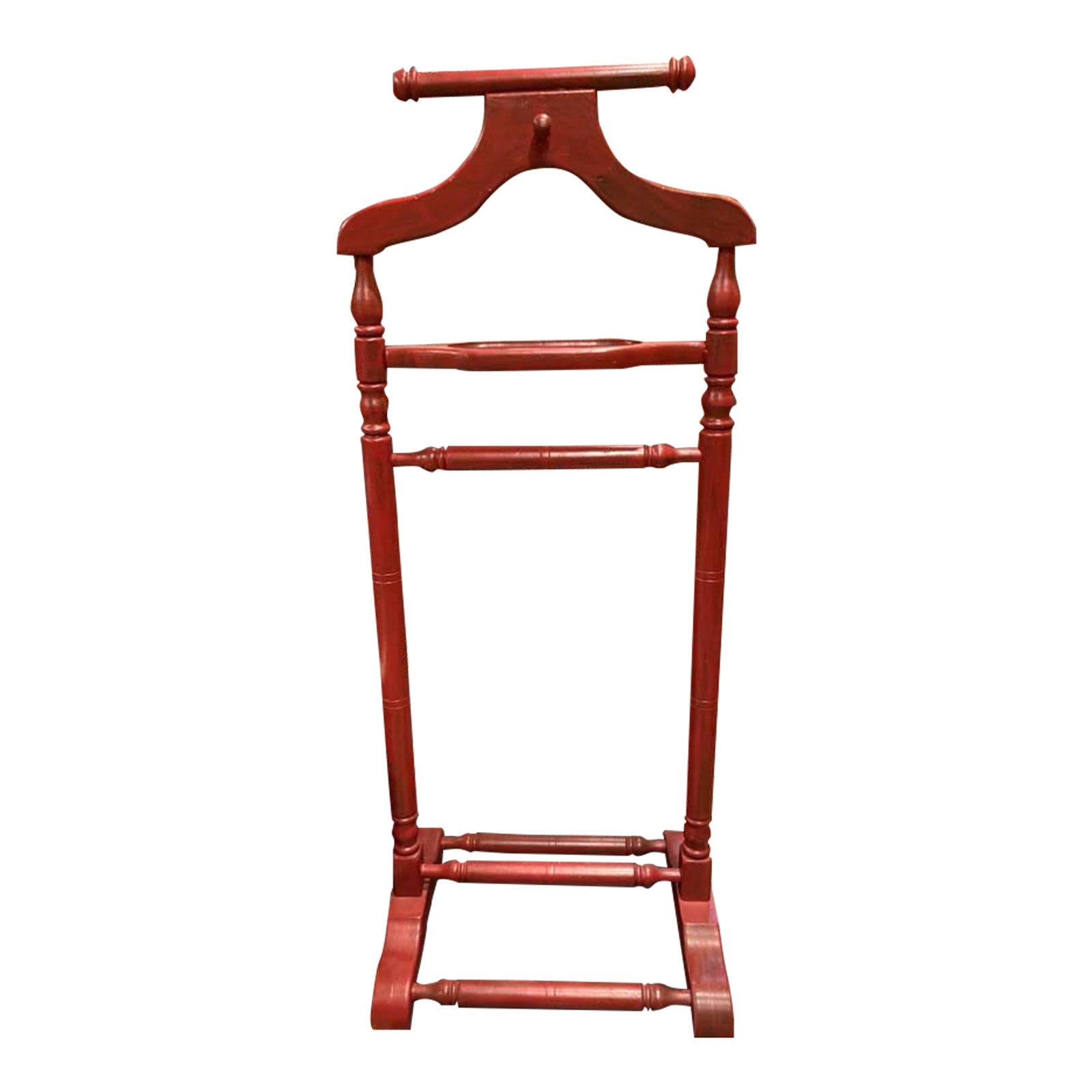 Vintage Ethan Allen Wood Butlers Tree Wardrobe Rack Chairish