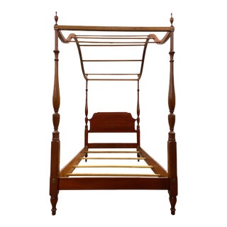 Vintage Twin Size Four Poster Canopy Bed Mt. Vernon Fin. For Sale