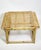 Wood 1970s Restored Skeleton Italian Pencil Reed Rattan Ottoman Footstool in the Style of Franco Albini For Sale - Image 7 of 9