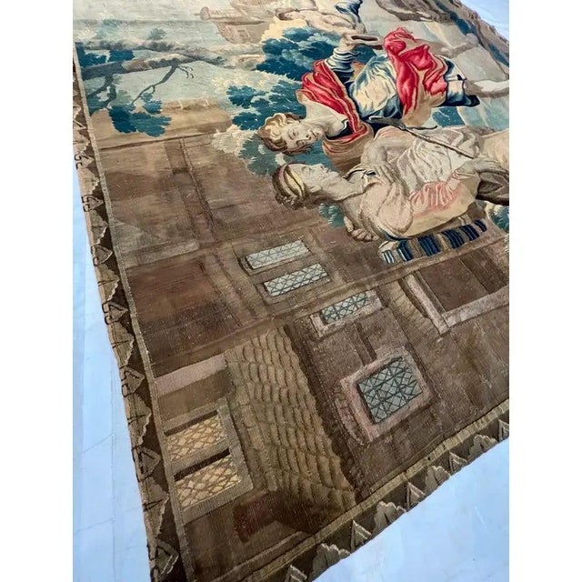 18th Century Antique Brussel Tapestry For Sale - Image 4 of 6