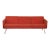 HighTower Tombolo 3-Seat Modern Sofa in Red Fabric For Sale