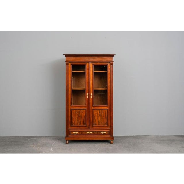 Art Nouveau Bookcase in Oak, Early 20th Century For Sale - Image 3 of 18