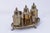 1980s Mottahedeh Winterthur Brass Inkwell Standish Set W. Candle Holder For Sale In Philadelphia - Image 6 of 13