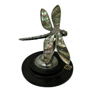 British Art Deco Circa 1934 Dragonfly Desmo Car Mascot